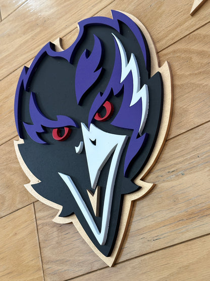 Ravens Front Face Sign