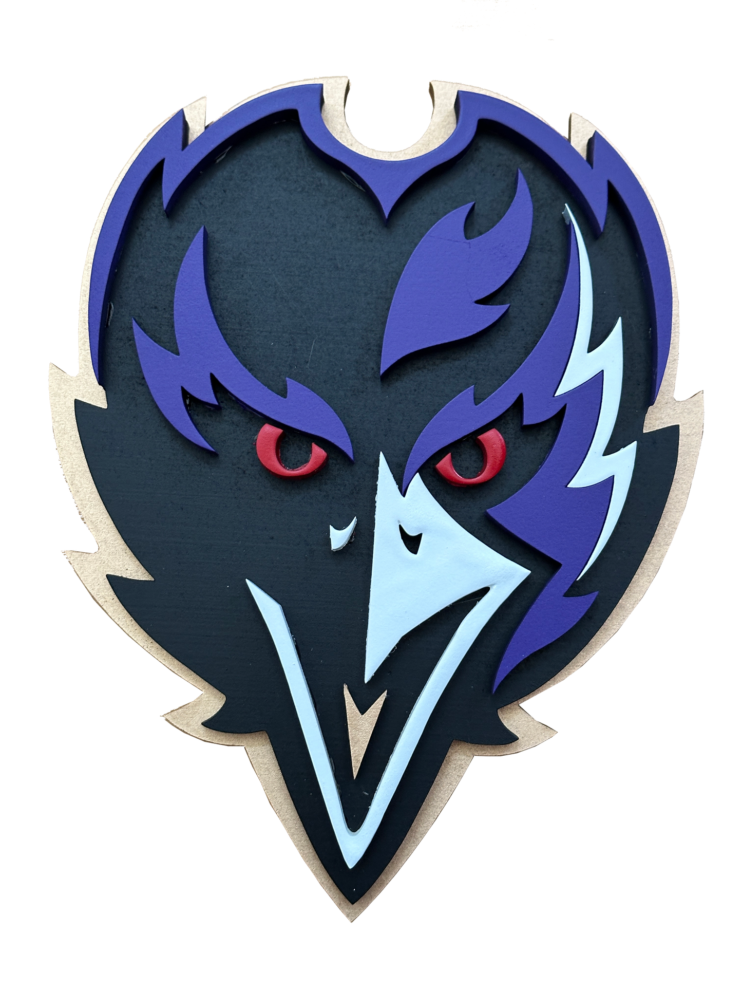 Ravens Face Logo Sign